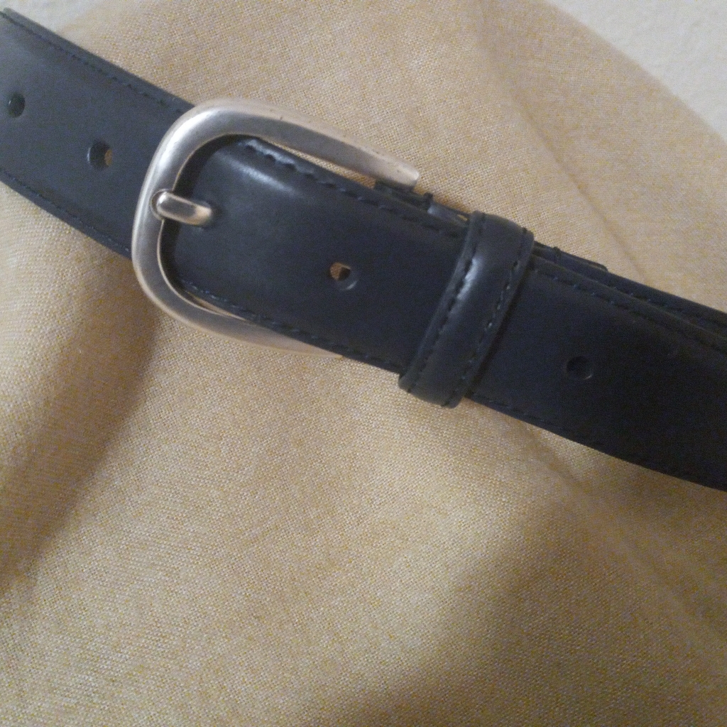 Genuine Leather Navy Blue United Leather Brand Belt